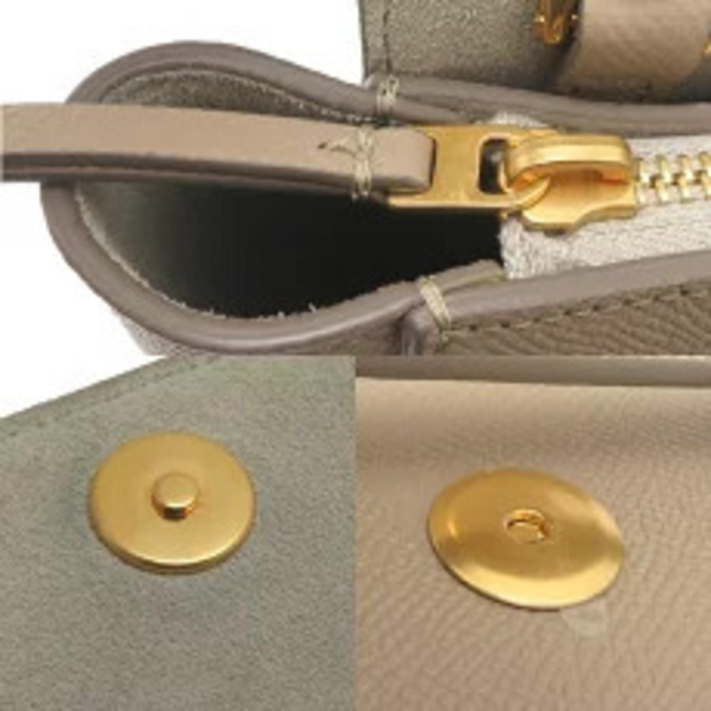 Celine Pico Belt Bag Handbag Leather Beige - Picture 10 of 10